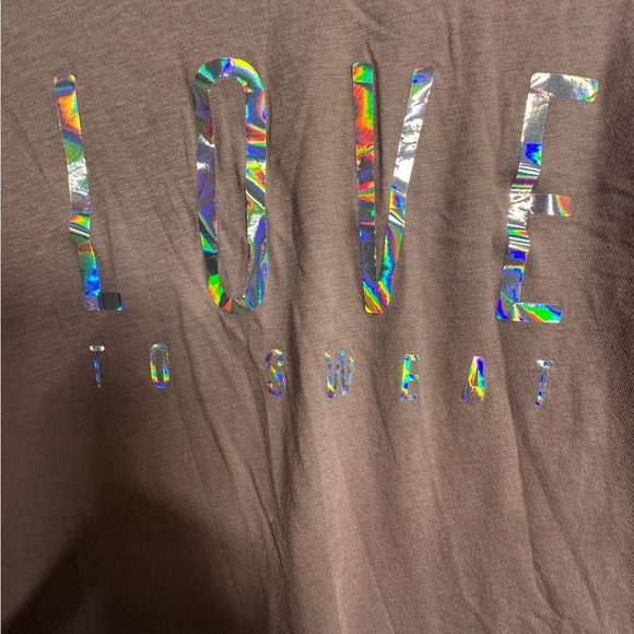 Victoria's Secret Mauve Tank Top with Graphic Design - Picture 4 of 5